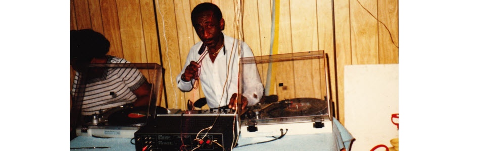 Grand dad DJing